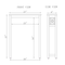 Alaterre Furniture Derby 27"W x 37"H Over Toilet Shelf ANDE72WH - alternate 2